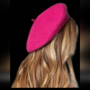 Chic Pink Beret